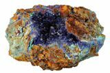 Azurite Crystals with Malachite & Chrysocolla - Laos #162608-1